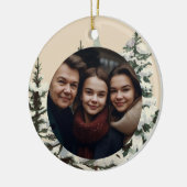 Rustieke Boerderij Country Christmas Keramisch Ornament (Links)