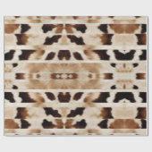 Rustieke Boerderij Cowboy Westerne Country Koe Pri Cadeaupapier (Vlak)