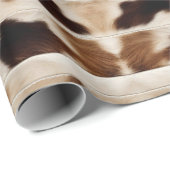 Rustieke Boerderij Cowboy Westerne Country Koe Pri Cadeaupapier (Rol Hoek)