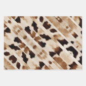 Rustieke Boerderij Cowboy Westerne Country Koe Pri Inpakpapier Vel (Voorkant 3)