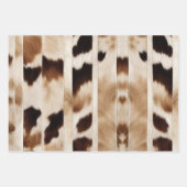 Rustieke Boerderij Cowboy Westerne Country Koe Pri Inpakpapier Vel (Voorkant 2)