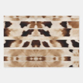 Rustieke Boerderij Cowboy Westerne Country Koe Pri Inpakpapier Vel (Voorkant)