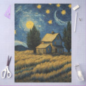 Rustieke boerderij decoupage tissuepapier (Craft)