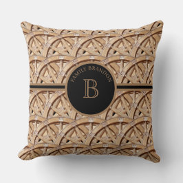 Rustieke boerderij Elegant Monogram Schattigee ach Kussen