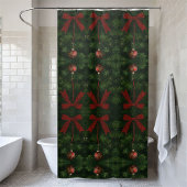 Rustieke boerderij Evergreen Ornament Badkamer Dec Douchegordijn