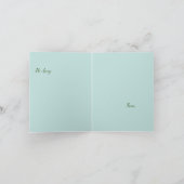 Rustieke boerderij grillig gevouwen dank u kaart (Binnen)