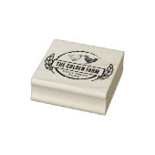 Rustieke boerderij handgetekend kippenei rubberstempel (Stempel)