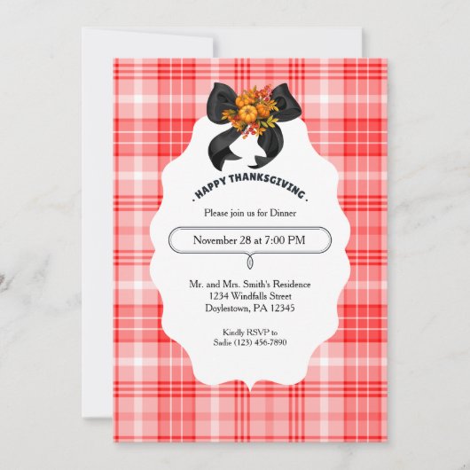 Rustieke boerderij herfst thanksgiving feest gerui kaart (Voorkant)