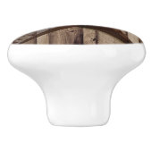 Rustieke Boerderij Hout Western Land Texas Star Keramische Knop (Zijkant)