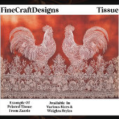 Rustieke Boerderij Kant Hanen EJ9 Decoupage Tissuepapier