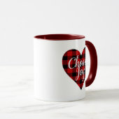 Rustieke boerderij "Kies vreugde" Mok (Voorkant rechts)