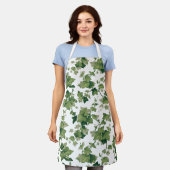 Rustieke boerderij klimmende Ivy op witte achtergr Schort (Gedragen)