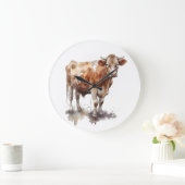 Rustieke boerderij Koe Portret Grote Klok (Huis)