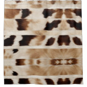 Rustieke Boerderij Koe Print Cowboy Western Land Douchegordijn (Voorkant)