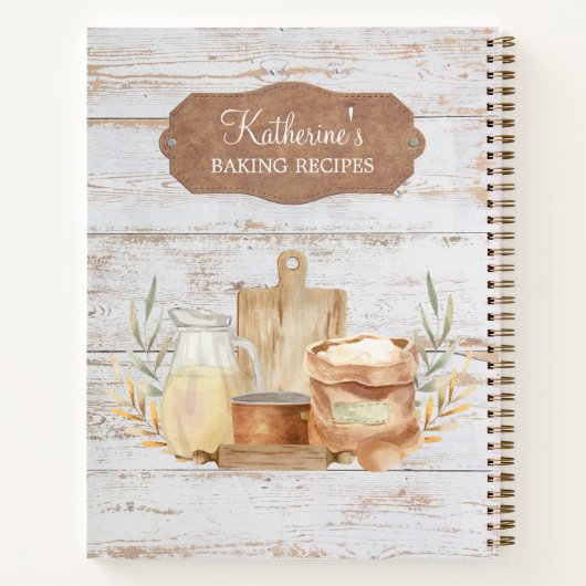 Rustieke Boerderij Land Familie Bakken Recept Boek (Achterkant)