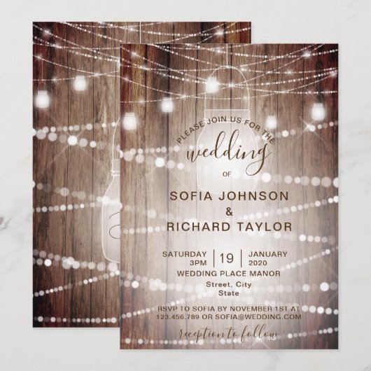 Rustieke boerderij lichte pot vintage houten uitno kaart (Voorkant / Achterkant)