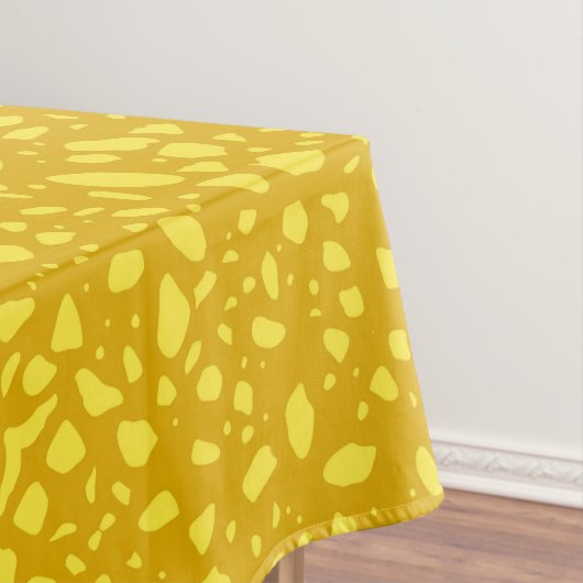rustieke boerderij |  mosterdgeel tafelkleed (Voorbeeld)