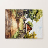 Rustieke boerderij puzzel (Horizontaal)