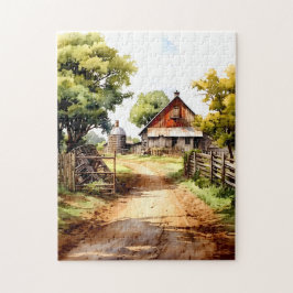 Rustieke boerderij puzzel