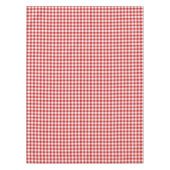 Rustieke boerderij Red Small Gingham Plaid Tafelkleed (Voorkant)