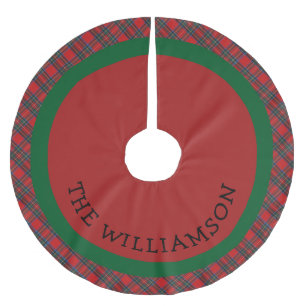 Rustieke boerderij Rode Groene Buffel Plaid Kerstm Kerstboom Rok