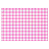 Rustieke boerderij roze en wit Gingham Plaid Tafelkleed (Voorkant (Horizontaal))