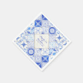 Rustieke Boerderij schuur Elegante bruiloft Waterv Servetten (Hoek)