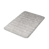 Rustieke boerderij Shabby Chic Witte Houten Decora Badmat (Gekanteld)