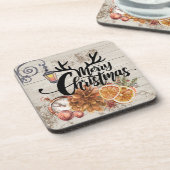 Rustieke boerderij stijl Vakantie gunsten Wood Mer Bier Onderzetter (Linkerzijde)