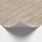 Rustieke  boerderij verweerd licht hout cadeaupapier (Hoek)