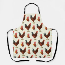 Rustieke boerderij Waterverf Rooster Chicken