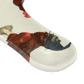 Rustieke boerderij Waterverf Rooster Chicken Snijplank (Hoek)