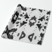 Rustieke Boerderij Western Country Cowboy Koe Prin Cadeaupapier (Uitgerold)