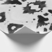 Rustieke Boerderij Western Country Cowboy Koe Prin Cadeaupapier (Hoek)