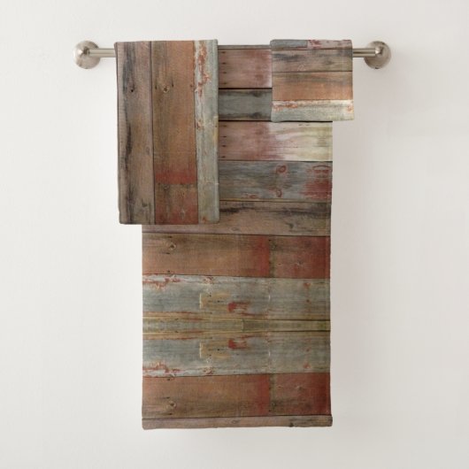 Rustieke boerderij western land schuur hout bad handdoek (Insitu)