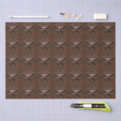 Rustieke Boerderij Westers Land Decoupage Ster Tissuepapier (Craft)