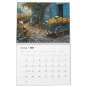 Rustieke boerderijen kalender (Jan 2027)