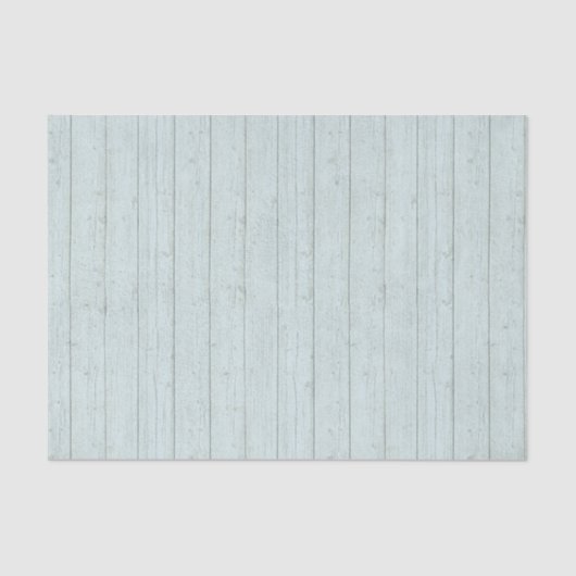 Rustieke Boheemse Blauwe Houten Natuurlijke Pallet Tissuepapier (Voorkant)