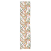 Rustieke Boheemse botanische winter citrus Korte Tafelloper (Voorkant)