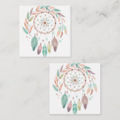 Rustieke Boheemse Droomvanger Informatiekaartje (Voorkant / Achterkant)