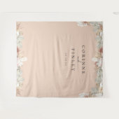 Rustieke Boheemse Oase Lijst Foto achtergrond Wandkleed (Voorkant (horizontaal))