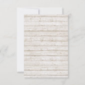 Rustieke Boheemse Pijl Bruiloft Save The Date (Achterkant)