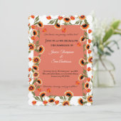 Rustieke Boheemse Scandinavische folk-geïnspireerd Kaart (Staand voorkant)