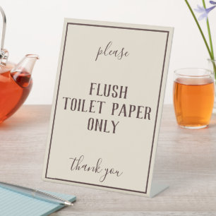 Rustieke Boheemse Tarwe Badkamer Septic Counter Si Reclamebord Met Voetstuk