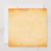 Rustieke Boheemse Zonnebloem Huwelijk (Achterkant)