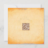 Rustieke Boheemse Zonnebloem Huwelijk Save The Date (Achterkant)