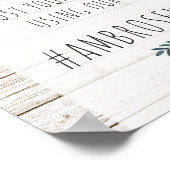 Rustieke Bohemian Arrow Bruiloft Hashtag Foto's Te Poster (Hoek)