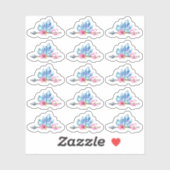 Rustieke Bohemian Crystal Pareltjes Arrow zigeuner Sticker (Vel)