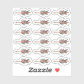 Rustieke Bohemian Feather Arrow Floral Planner She Sticker (Vel)