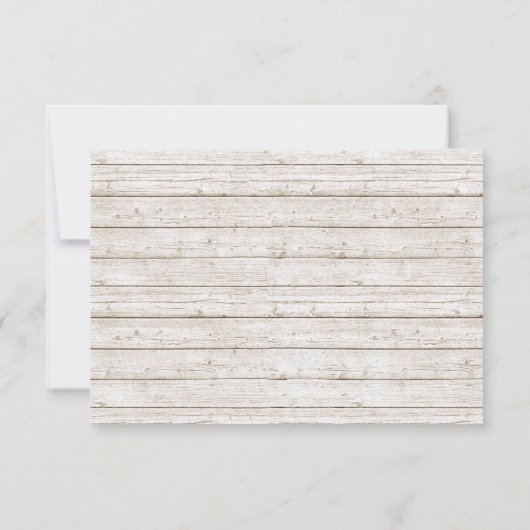 Rustieke Bohemian Feathers Arrow Bruiloft RSVP (Achterkant)